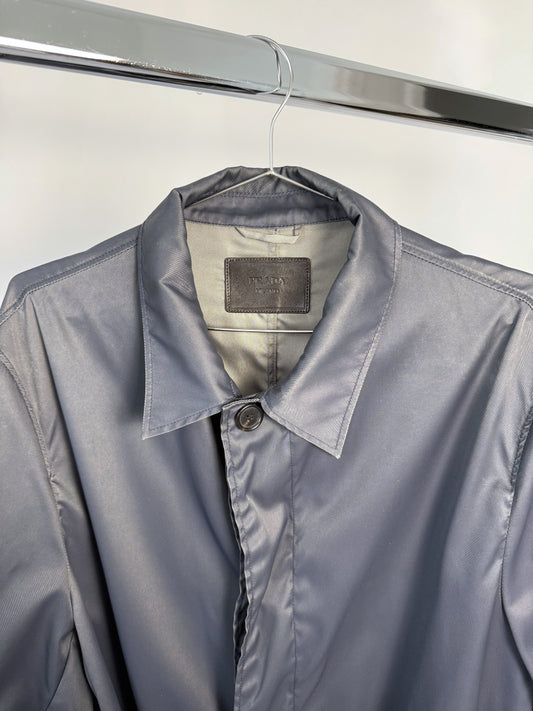 prada nylon trenchcoat