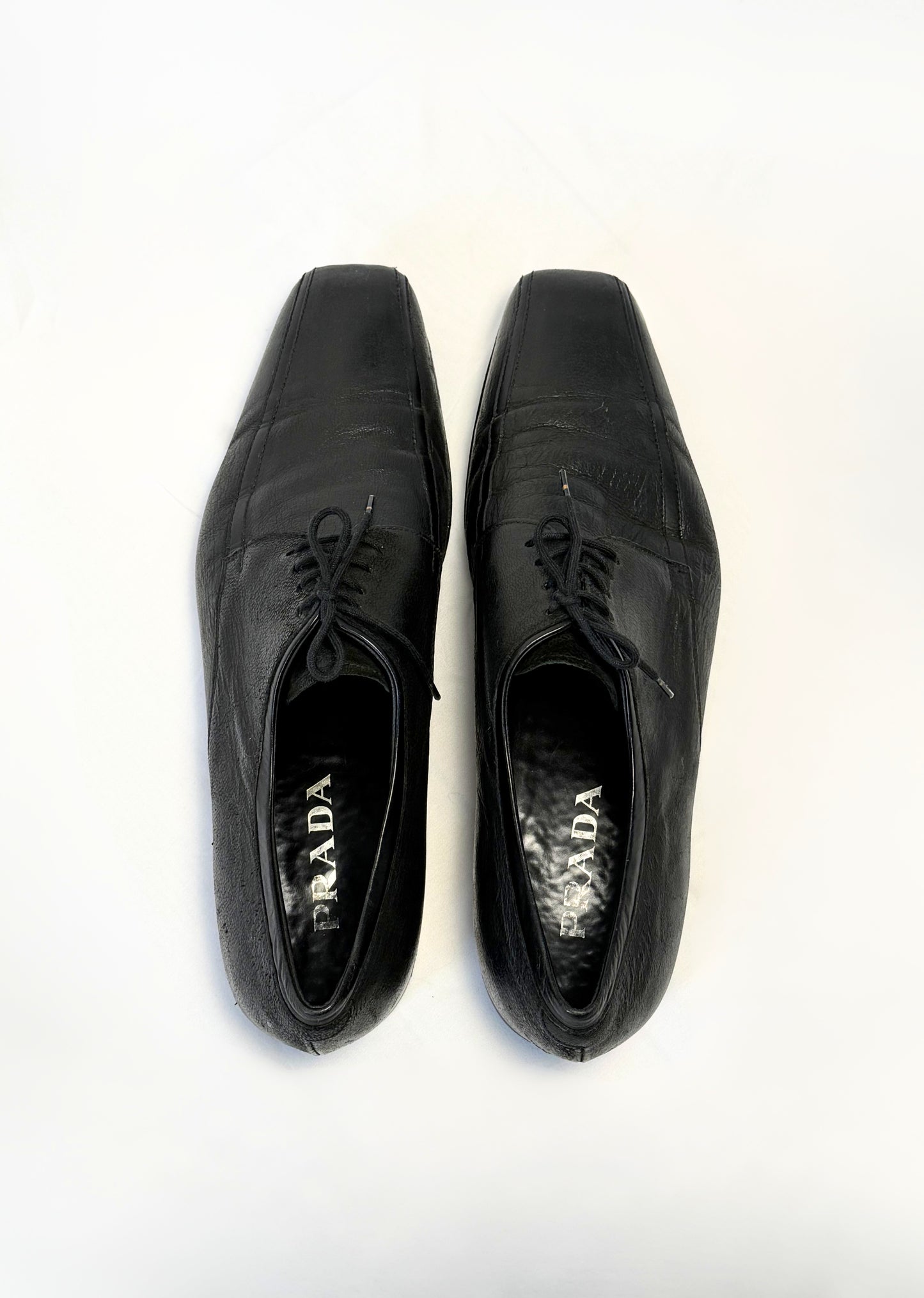 prada lace-up shoes