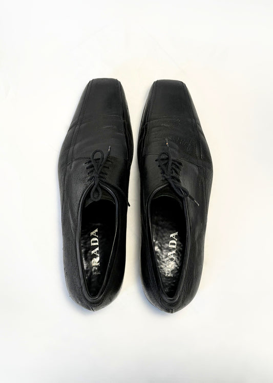 prada lace-up shoes